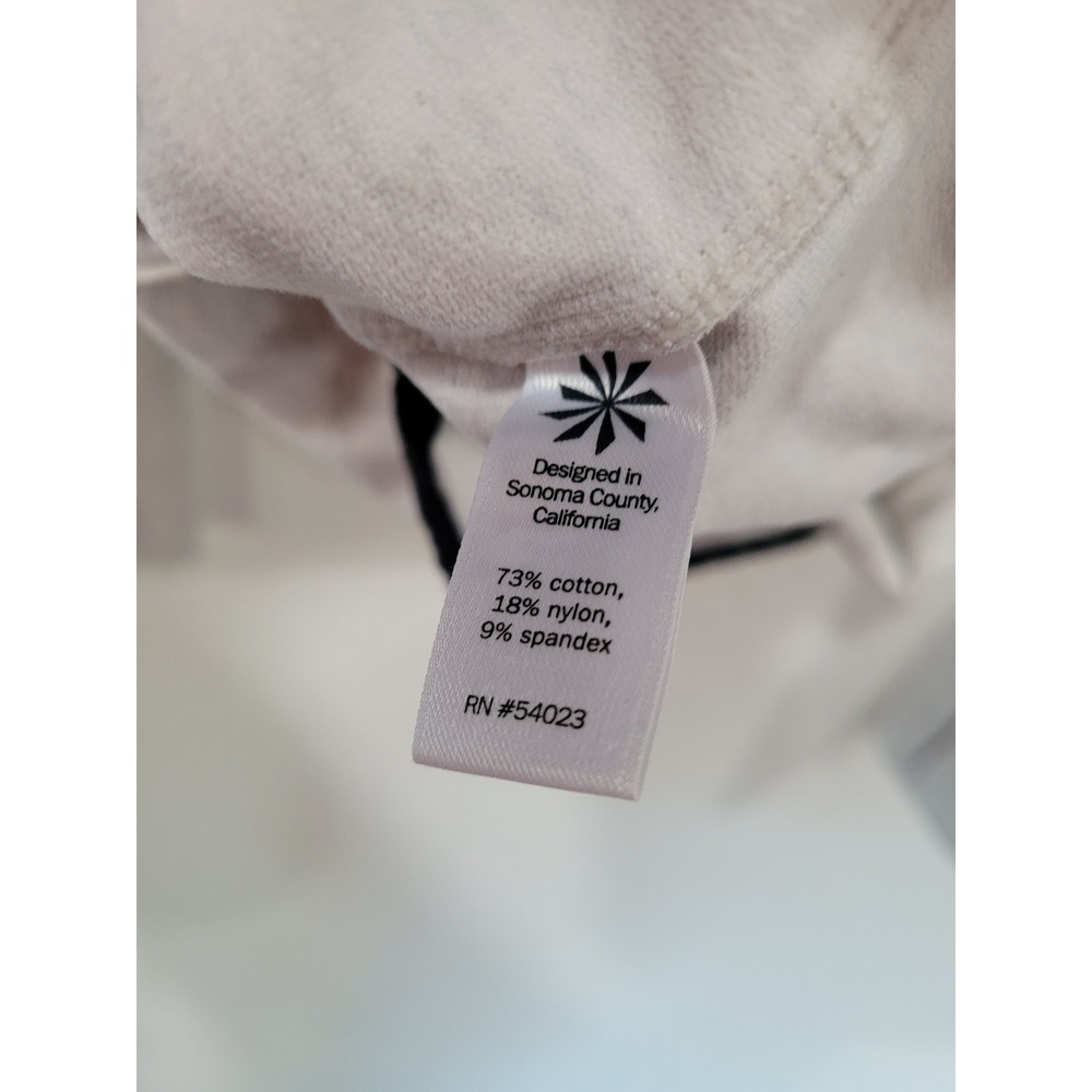 Athleta Light Gray Heathered Cowl Neck Thumbhole Hoodie Sweatshirt Size S #21 - Picture 5 of 7